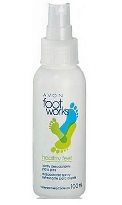 029AVN - Foot Works Desodorante Spray para os Pés Avon